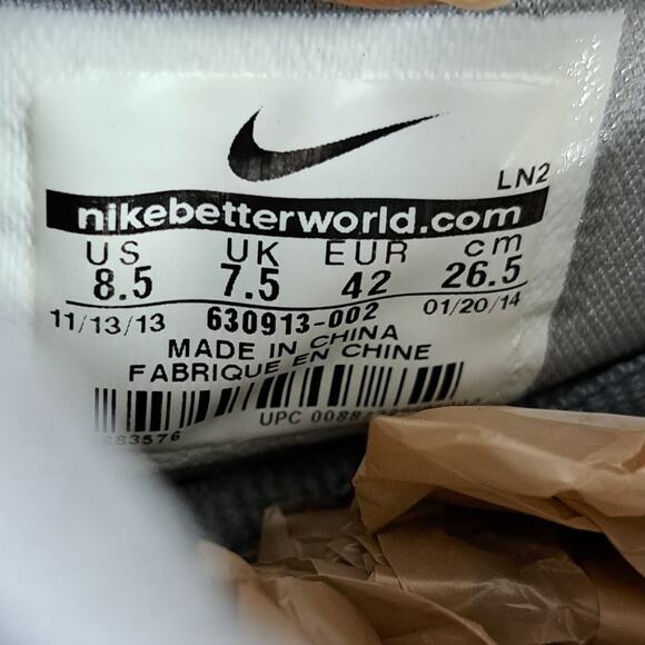 %Nike Zoom Hyperrev Gray Sz 8.5 Men 630913-002 / A 37 main image 6